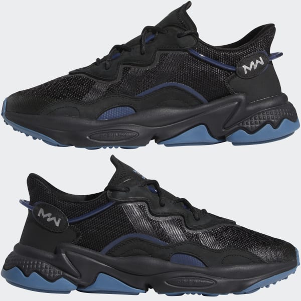 Mens adidas pusha t ozweego call of duty shoes core black Clearance