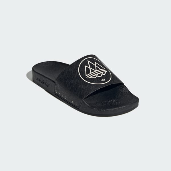 Black Adilette Slides
