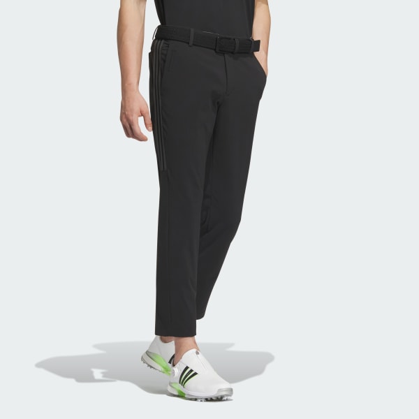 ブラック 【ゴルフ】3ストライプス 4wayストレッチ撥水アンクル