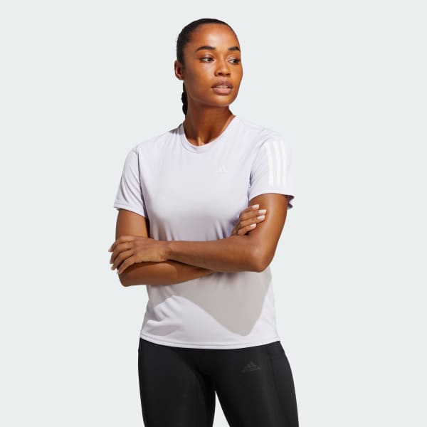 Adidas own the on sale run shirt dames