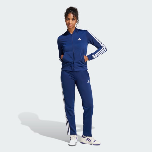 Azul Conjunto Deportivo Essentials 3 Rayas