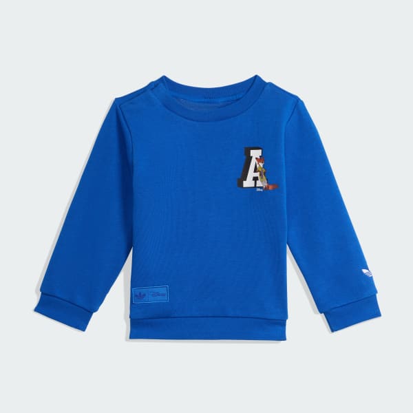 Blue Adidas Disney Crew Set Kids