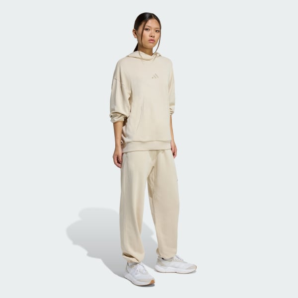 Bej ALL SZN French Terry Loose Eşofman Altı