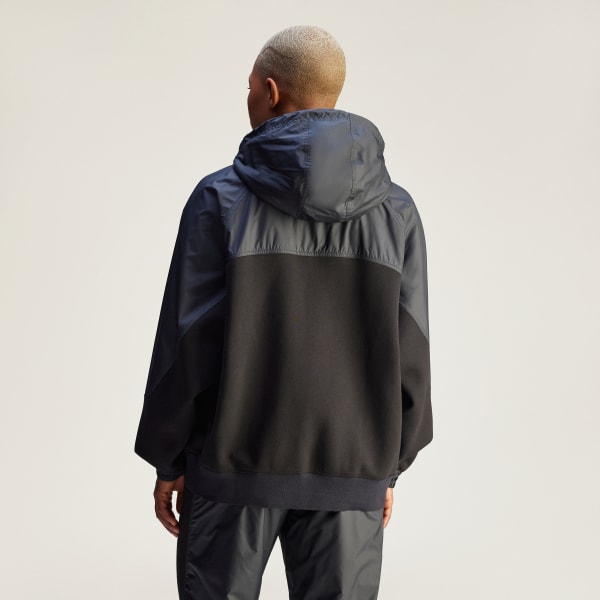 Black adidas by Stella McCartney Material Mix Full-Zip Hoodie