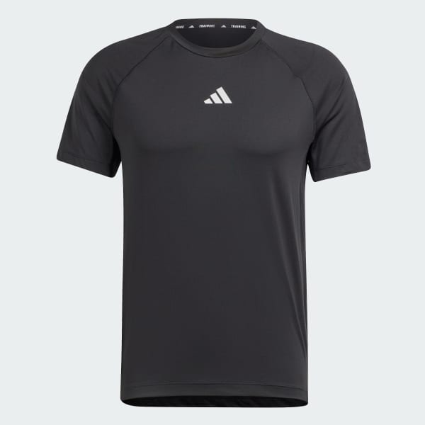 Preto Camiseta Treino Gym+