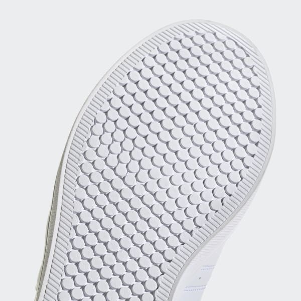 White VS Pace 2.0 3-Stripes Branding Synthetic Nubuck Shoes