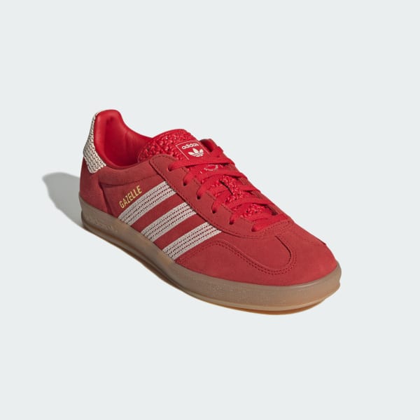 Merah Sepatu Gazelle Indoor