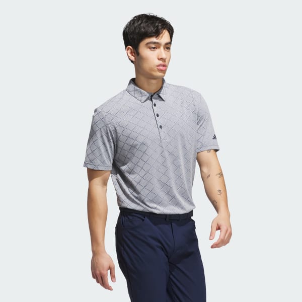 White Ultimate365 Hounds Jacquard Polo Shirt