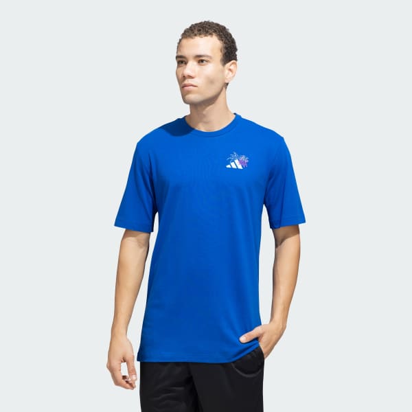 adidas EM Pastel Tee - Blue | adidas India