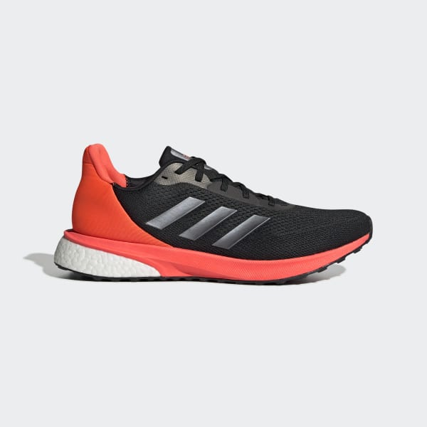 adidas red and black running shoes