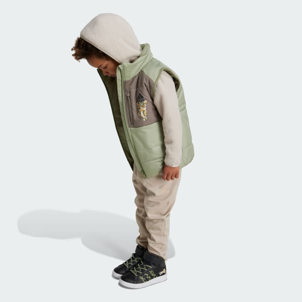 สีเบจ เสื้อแทรค adidas Disney Lion King