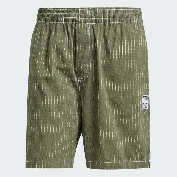 Adidas Originals Men s Wabash Workwear Shorts Green Size Medium Cotton Elastic