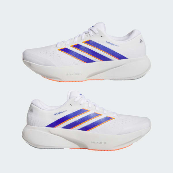 adidas SUPERNOVA RISE 3 RUNNING SNEAKERS - White | Free Shipping