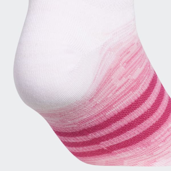Pink Superlite Ombré No-Show Socks 6 Pairs