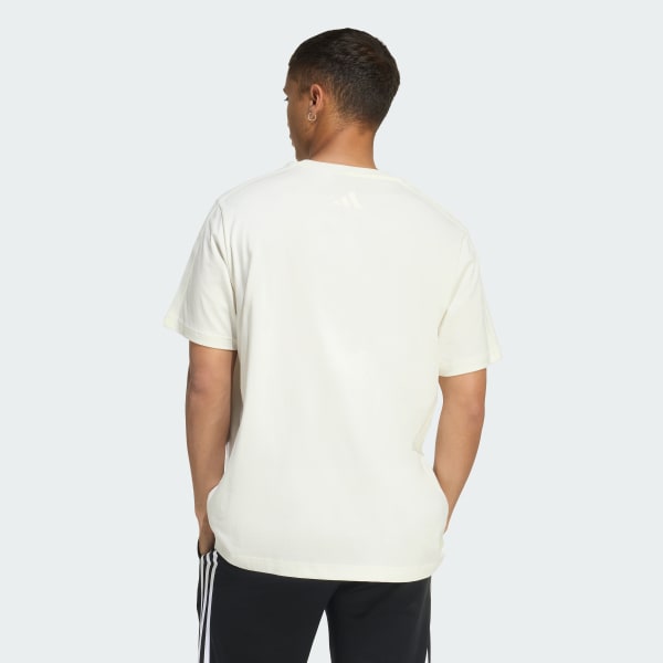 White LUX COFFEE CAFE POUR GRAPHIC T-SHIRT