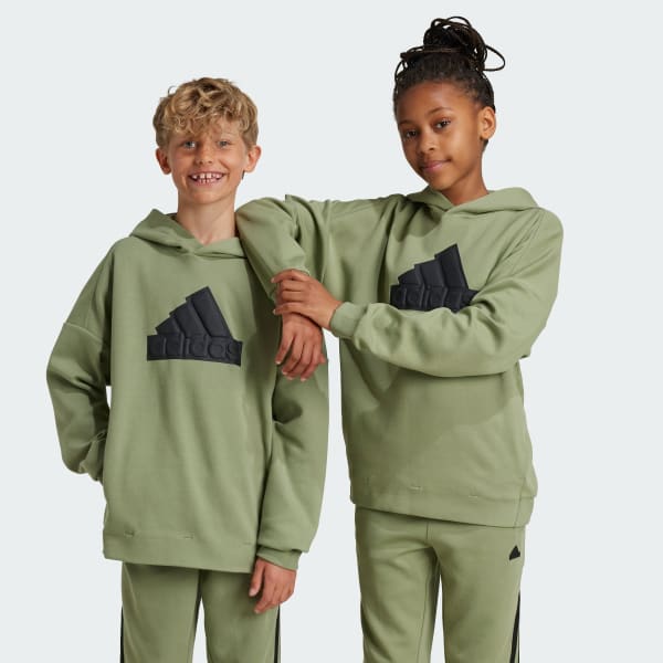 groen Future Icons Logo Sweatshirt met Capuchon