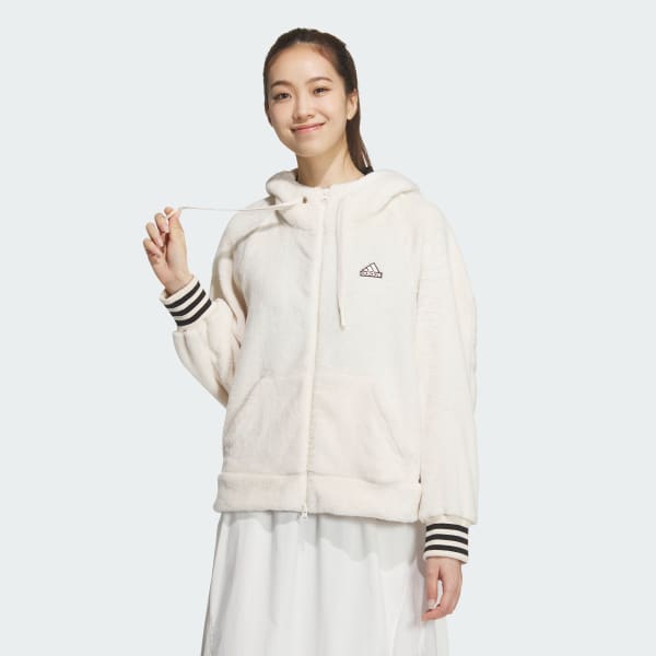 アディダス ビヨンド・ザ・ストライプ ルーズフィット シャギー