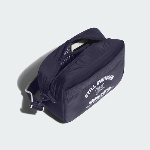 ブルー 【ゴルフ】ストラップ付キ グラフィック ポーチ