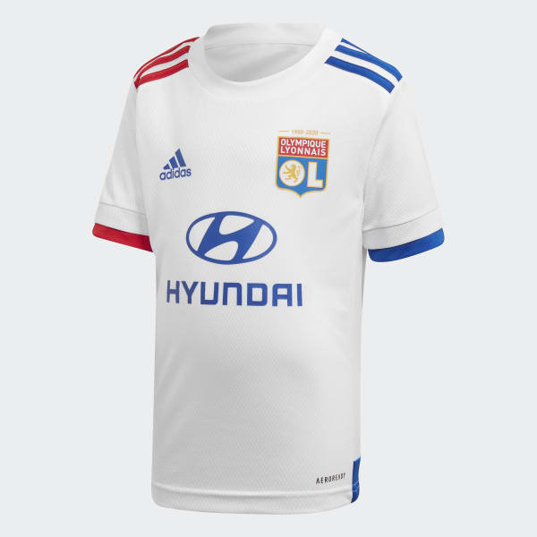 Mini Kit Olympique Lyonnais Domicile Blanc Adidas Adidas France