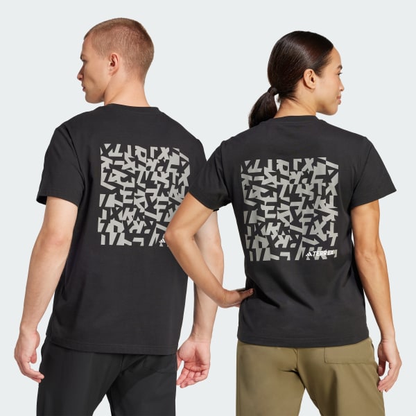 Negro Polera Estampada