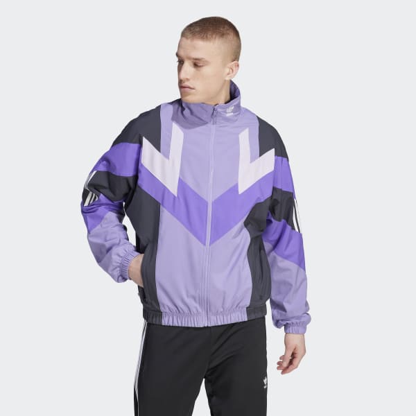 adidas Rekive Woven Track Jacket - Purple | adidas India