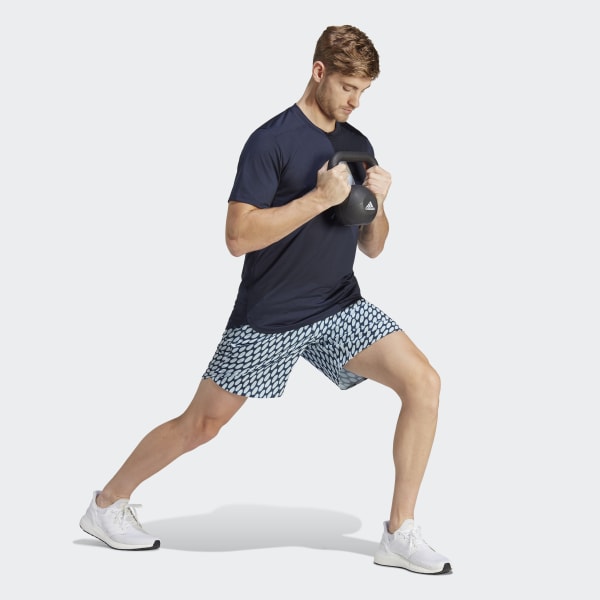 Blau adidas x Marimekko Designed for Training T-Shirt