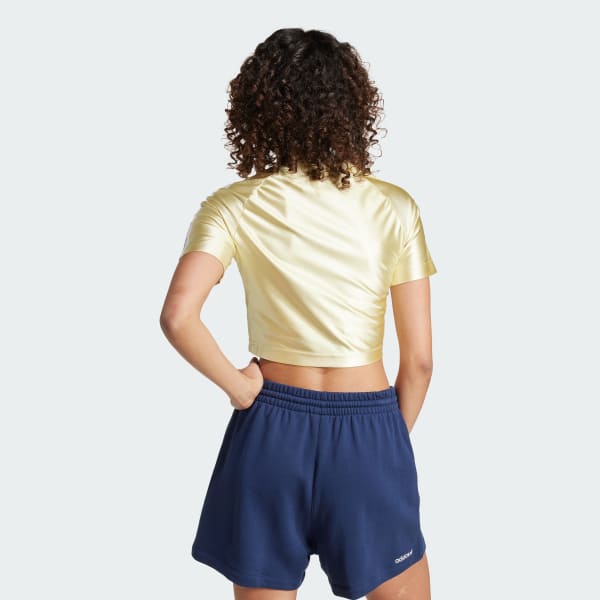 Yellow Adicolor Teamgeist Baby Tee