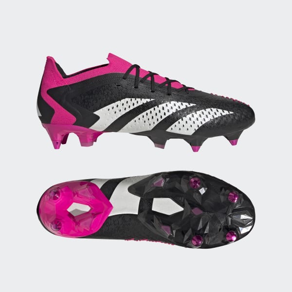 Bota de fútbol Predator Accuracy.1 Low césped natural húmedo - Negro adidas