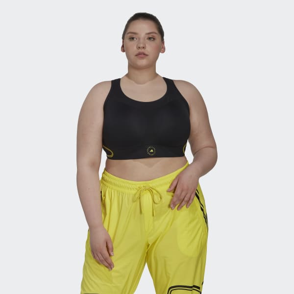 adidas by Stella McCartney TruePace High Support Sports Bra- Plus Size -  Yellow | adidas India