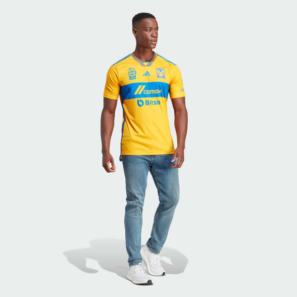 Amarillo Jersey Uniforme Titular Tigres UANL 23/24