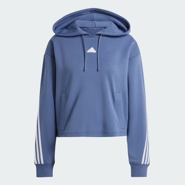 Adidas cropped hoodie blue new arrivals