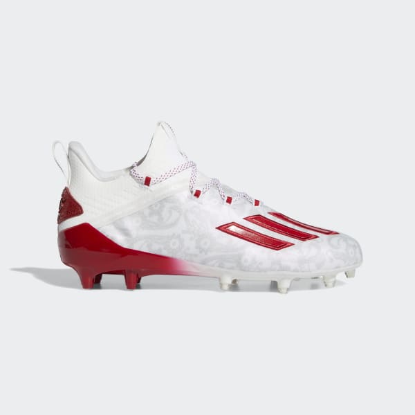 adidas Adizero New Reign Cleats - White 