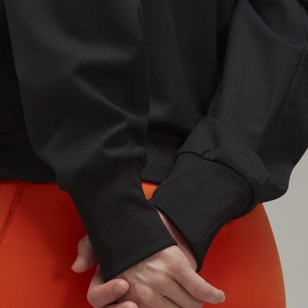 Schwarz Classic Refined Wool Track Top QY489