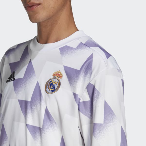 bílá Předzápasový top Real Madrid Warm TX625