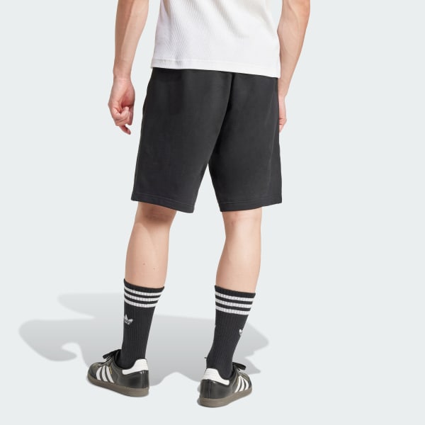 Czerń Essentials Trefoil Shorts