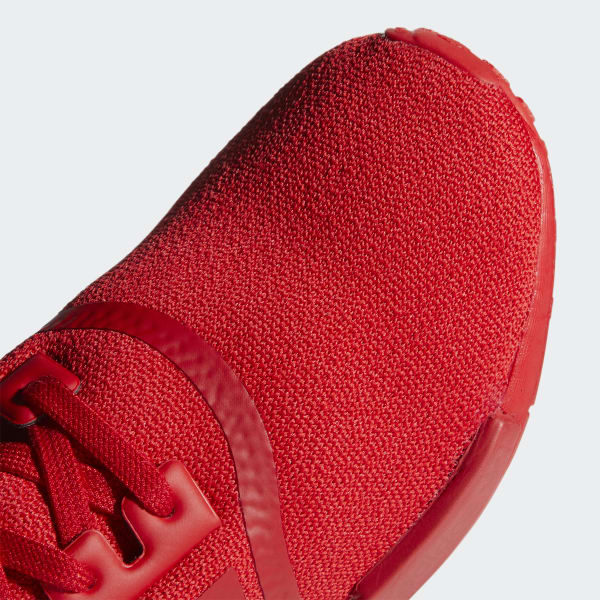 Red adidas shoes nmd top