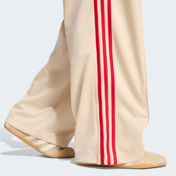 Beige Firebird Loose Track Pants