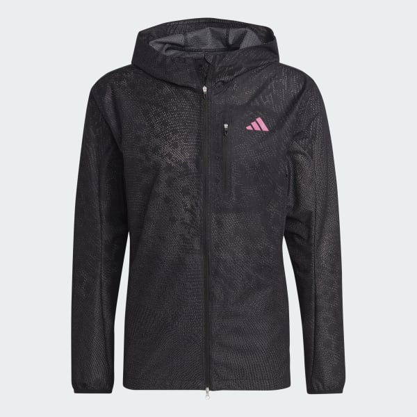Sort Adizero Engineered Membrane jakke