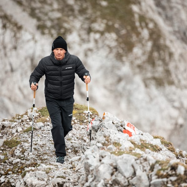 Black Terrex Multi Light Down Hooded Jacket