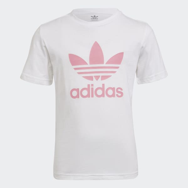 Branco Conjunto Shorts Camiseta Adicolor