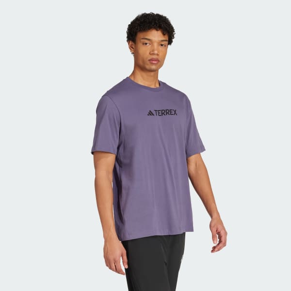 Purpura Polera Terrex Classic Logo