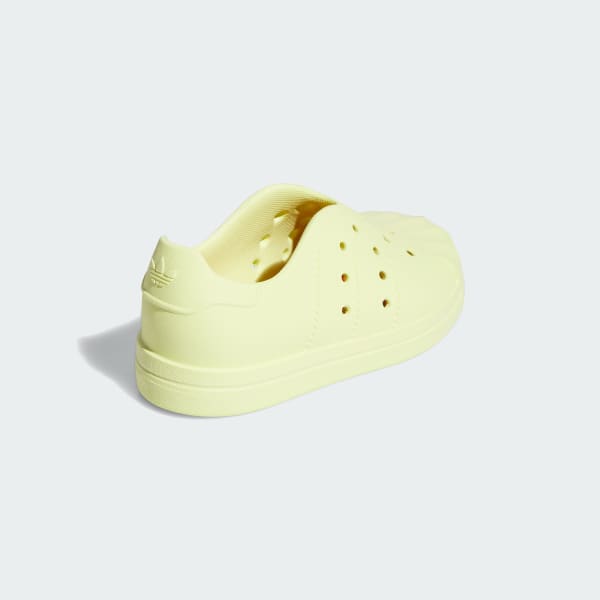 Adidas originals superstar slip on kids yellow online