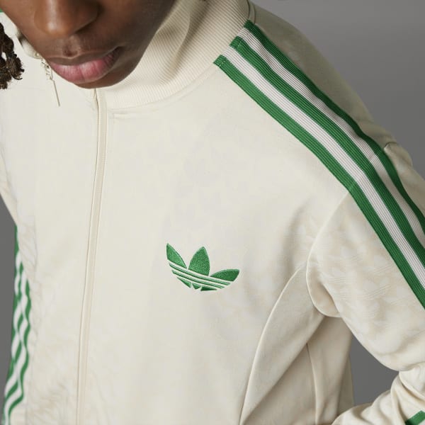 ウォーキング・ランニングウェア Adidas Adicolor 70s Monogram TrackJacket Adidas Adicolor 70S MONOGRAM TRACK TOP Wonder White Trefoil