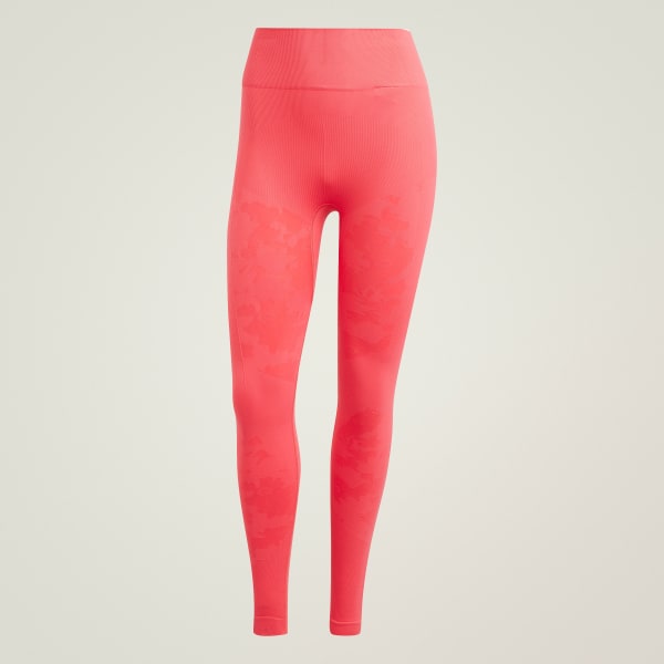 Pembe adidas by Stella McCartney TrueStrength Seamless Yoga Taytı