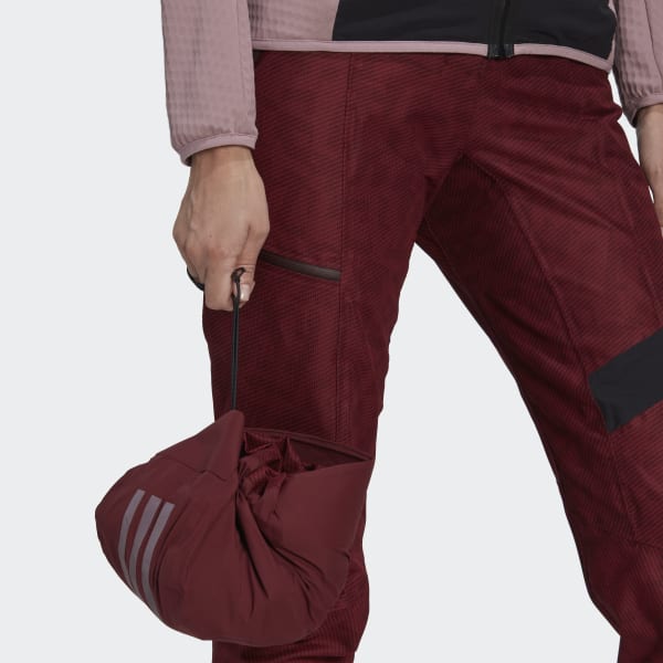 Burgundy Terrex Techrock RAIN.RDY anorak
