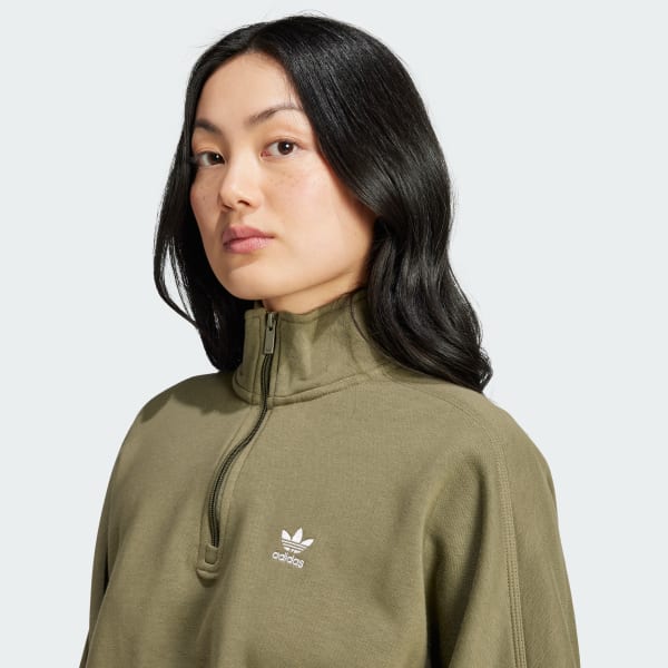 Adidas side zip sweatshirt sale