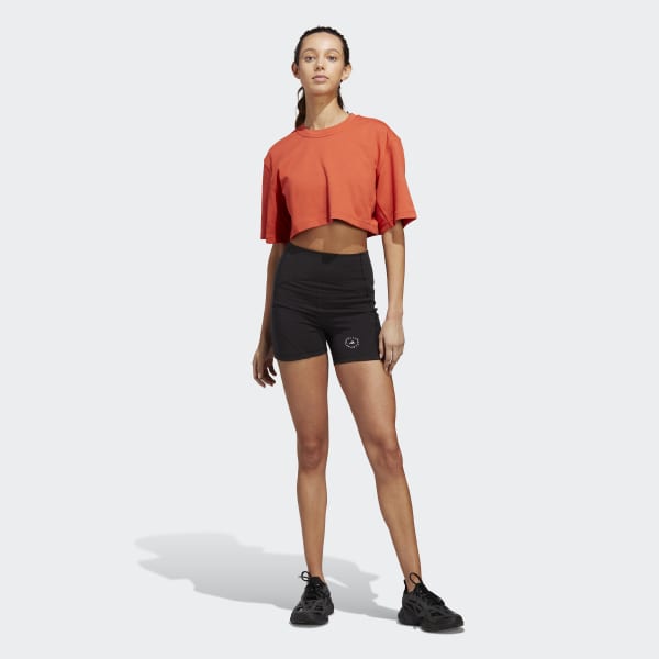 zwart adidas by Stella McCartney TrueStrength Korte Yoga Legging