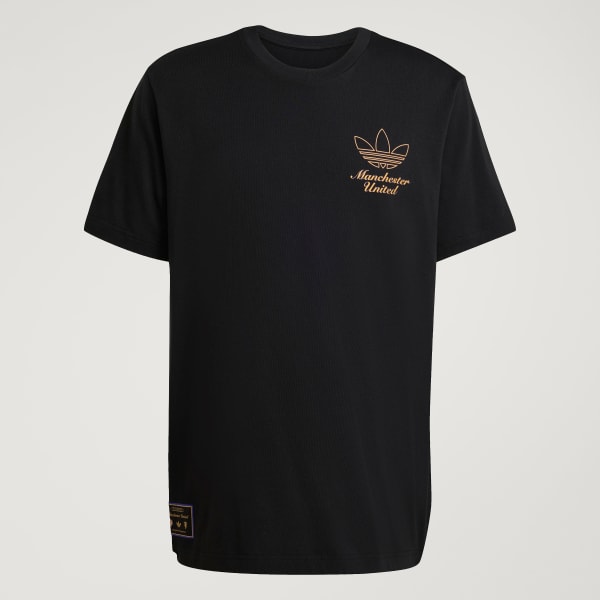 adidas Manchester United Terrace Icons Graphic Tee - Black