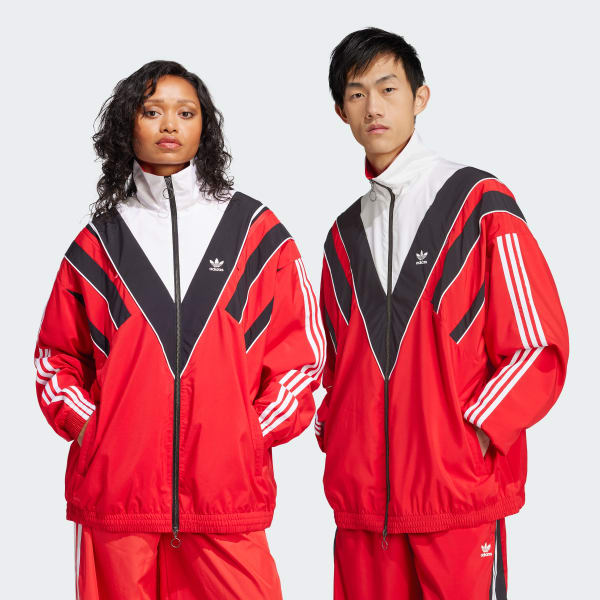 Red Rasant Cut Line Track Top