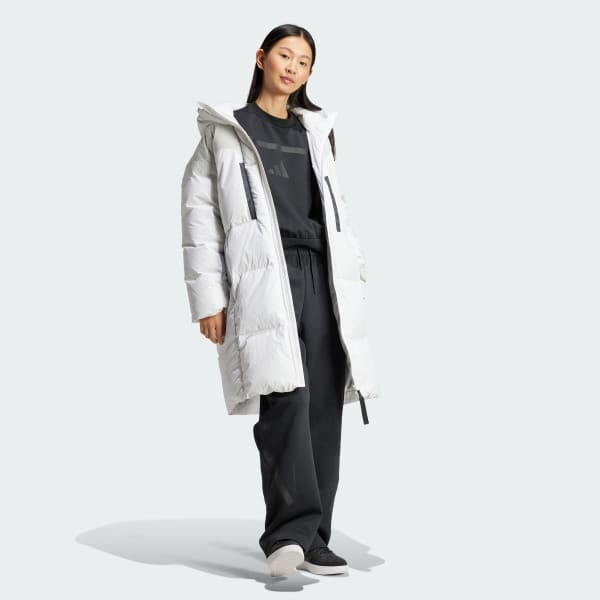 Blanc Parka matelassée Myshelter